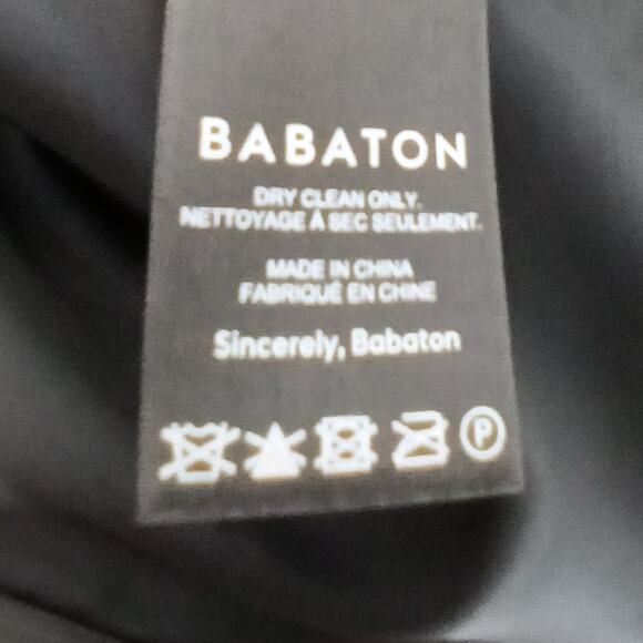 Aritzia Babaton SZ M NEW INDEX Blazer in Black Softly Structured Classic Fit - Picture 7 of 8